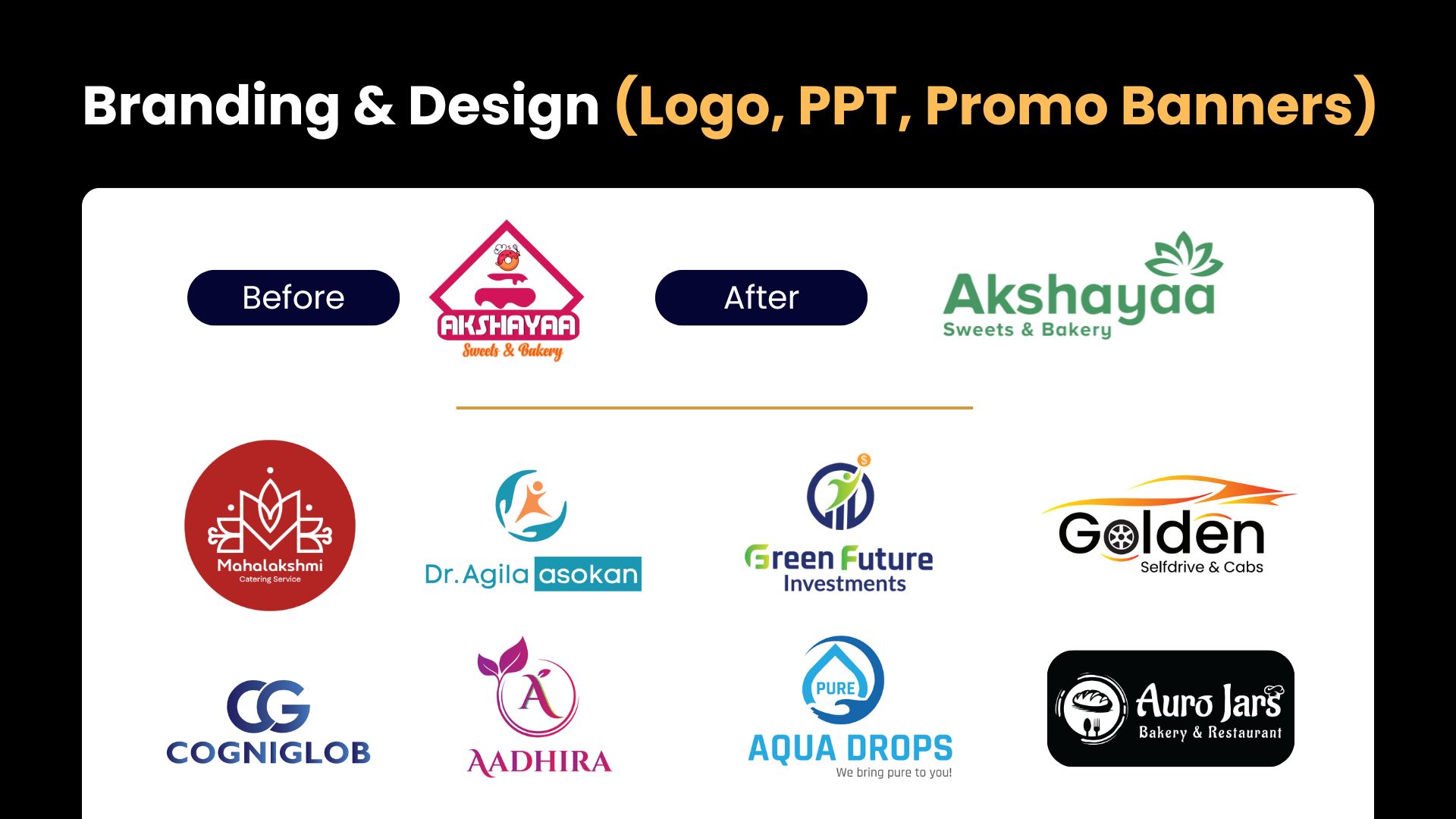 Branding & Design Portfolio - Client Logos